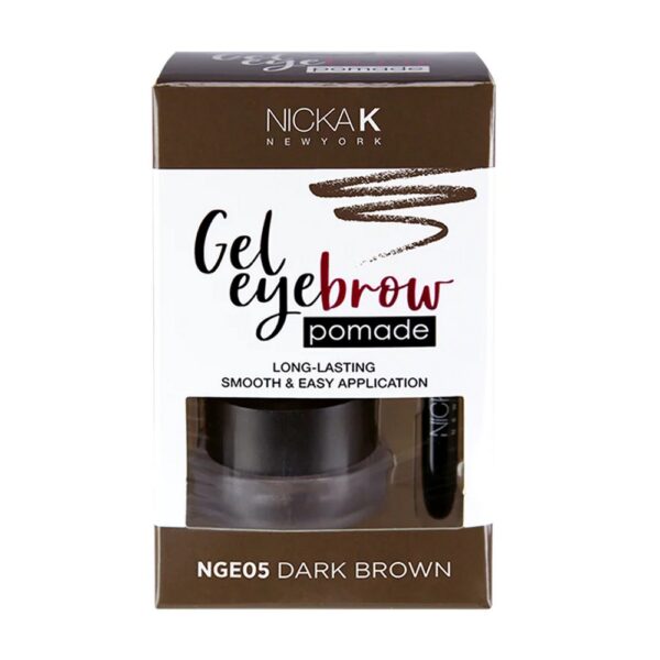 NICKAK GEL EYEBROW POMADE DARK BROWN REF NGE05
